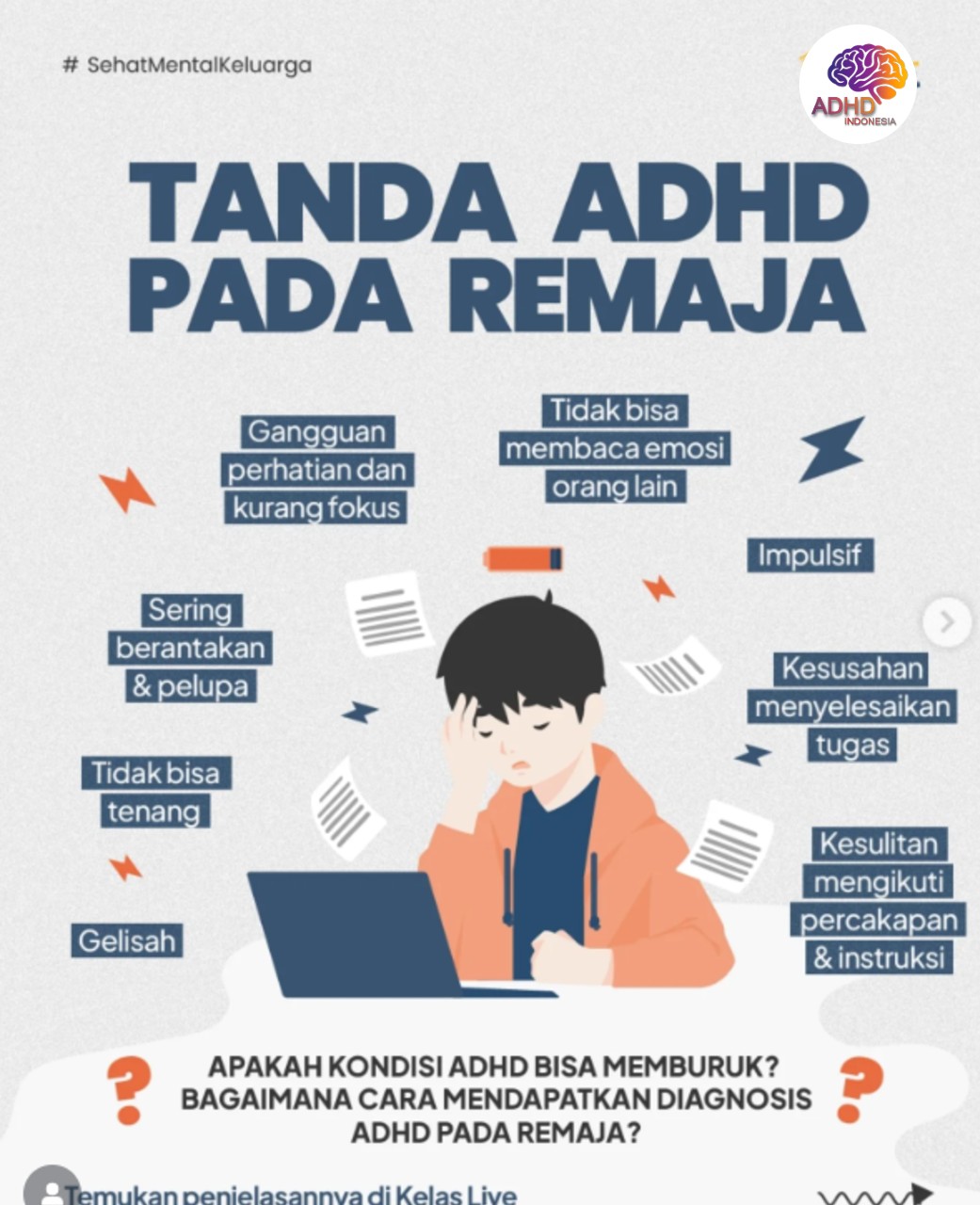 Screening ADHD Non-Diagnostik: Edukasi Awal bagi Orang Tua di Kabupaten Jeneponto