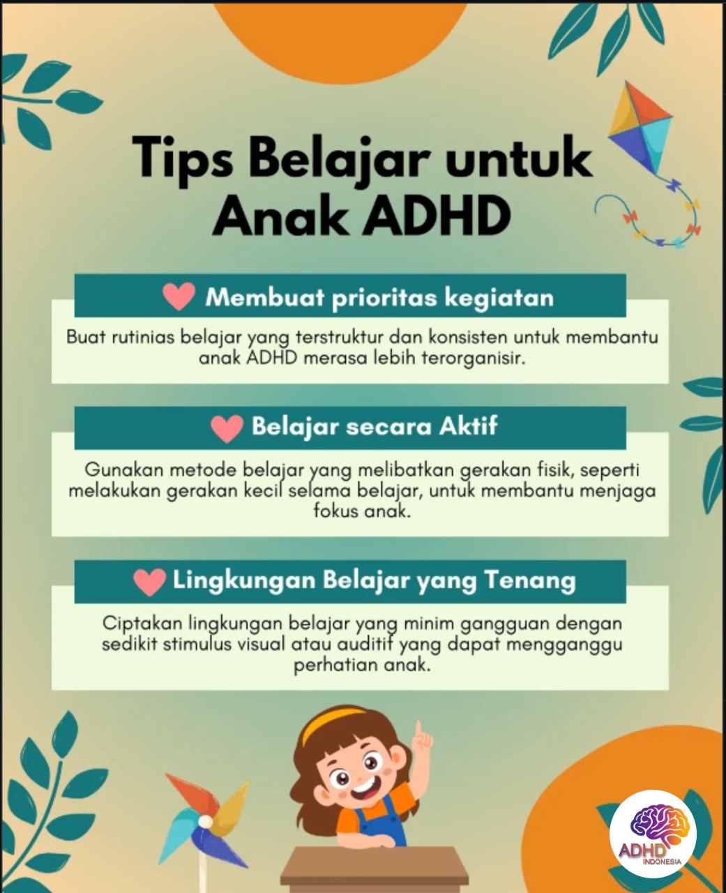 Strategi Belajar yang Cocok untuk Anak ADHD di Kabupaten Jeneponto